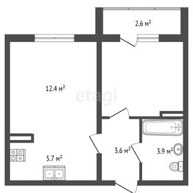 34,1 м², 1-комнатная квартира 2 850 000 ₽ - изображение 43