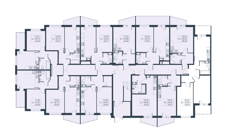 67,2 м², 2-комнатная квартира 8 738 600 ₽ - изображение 39