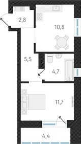 37,5 м², 1-комнатная квартира 5 800 000 ₽ - изображение 63