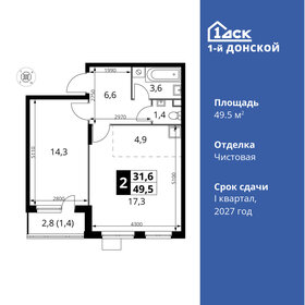 51,3 м², 2-комнатная квартира 10 034 280 ₽ - изображение 42