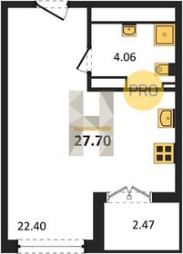 Квартира 27,7 м², студия - изображение 1