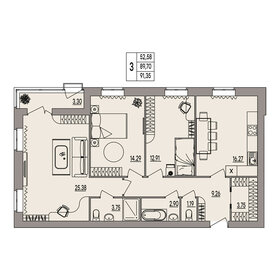 110 м², 2-комнатная квартира 15 600 000 ₽ - изображение 62