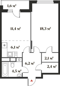 56 м², 2-комнатная квартира 11 300 000 ₽ - изображение 76