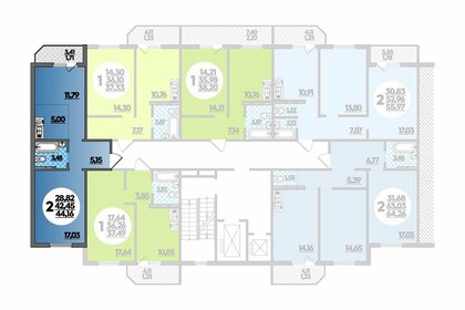 49 м², 2-комнатная квартира 4 500 000 ₽ - изображение 112