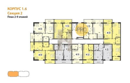 Квартира 23,2 м², студия - изображение 2