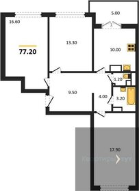 77,3 м², 3-комнатная квартира 6 308 152 ₽ - изображение 26