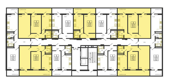 34,9 м², 1-комнатная квартира 4 200 000 ₽ - изображение 43