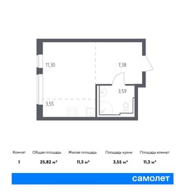 25,8 м², квартира-студия 7 335 808 ₽ - изображение 16