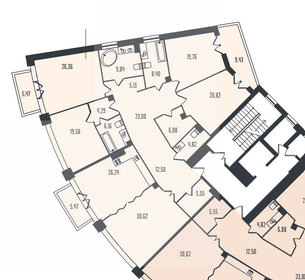 Квартира 236 м², 4-комнатная - изображение 1