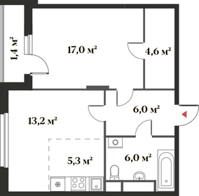 51,4 м², 2-комнатная квартира 12 147 686 ₽ - изображение 16