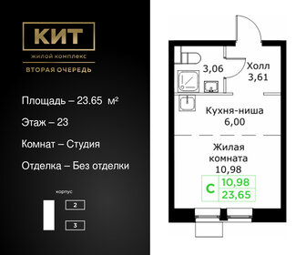 27,8 м², квартира-студия 5 850 000 ₽ - изображение 74