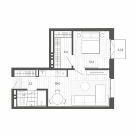 42,1 м², 2-комнатная квартира 7 278 000 ₽ - изображение 3