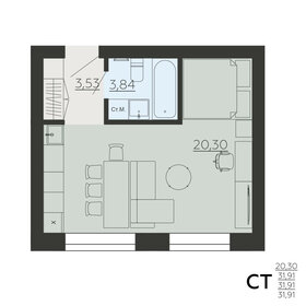 31,4 м², 1-комнатная квартира 1 450 000 ₽ - изображение 34