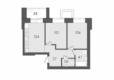 43,6 м², 2-комнатная квартира 5 499 000 ₽ - изображение 56