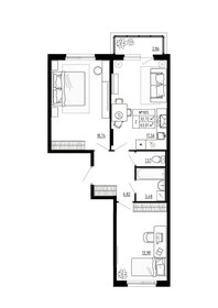 Квартира 63 м², 2-комнатная - изображение 1