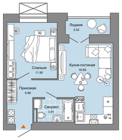 56,4 м², 2-комнатная квартира 5 750 000 ₽ - изображение 81