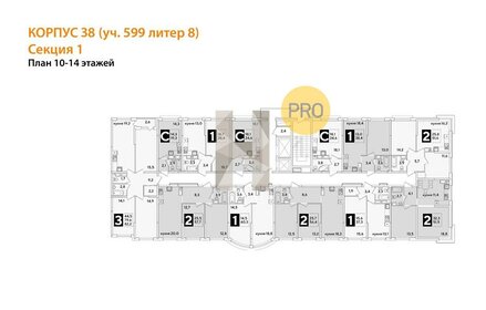 Квартира 38,4 м², 1-комнатная - изображение 2