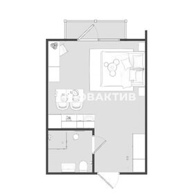 Квартира 29 м², студия - изображение 1