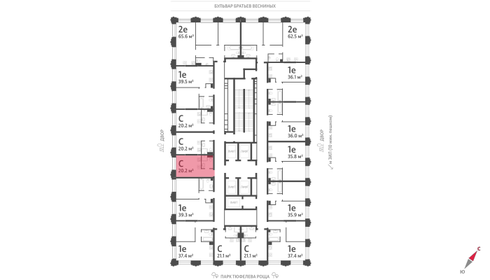 11,6 м², апартаменты-студия 4 990 000 ₽ - изображение 86