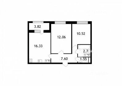 Квартира 52,2 м², 2-комнатная - изображение 1