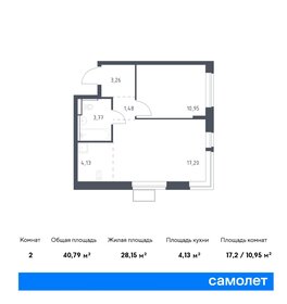 44,8 м², 1-комнатная квартира 7 200 000 ₽ - изображение 57