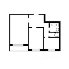 Квартира 43,4 м², 2-комнатная - изображение 2