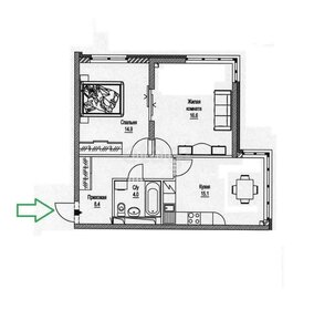 61,7 м², 3-комнатная квартира 10 000 000 ₽ - изображение 60