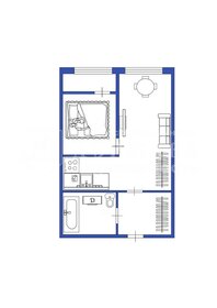 Квартира 27,9 м², 1-комнатная - изображение 1