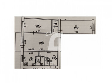 55,3 м², 3-комнатная квартира 4 800 000 ₽ - изображение 58