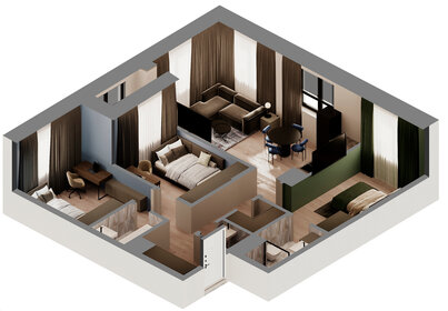 73 м², 3-комнатная квартира 14 300 000 ₽ - изображение 60