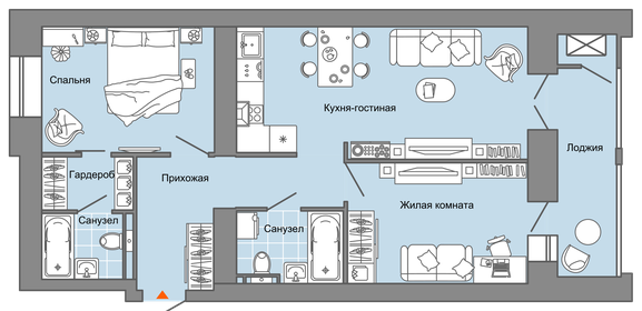 68 м², 3-комнатная квартира 7 012 004 ₽ - изображение 14