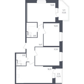 76 м², 3-комнатная квартира 16 712 000 ₽ - изображение 85