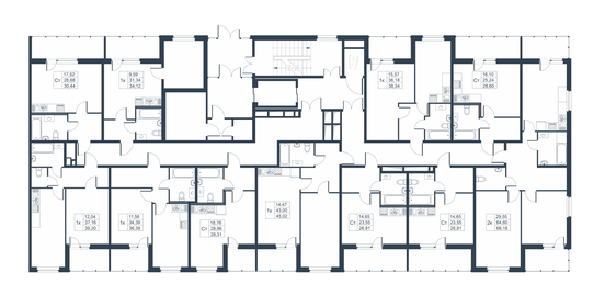 67,2 м², 2-комнатная квартира 8 738 600 ₽ - изображение 37