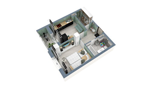 38,3 м², 1-комнатная квартира 3 600 200 ₽ - изображение 54
