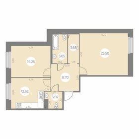 63 м², 2-комнатная квартира 11 600 000 ₽ - изображение 36