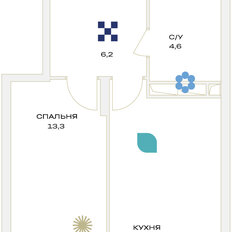 Квартира 38,7 м², 1-комнатная - изображение 2