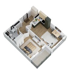 Квартира 40,7 м², 2-комнатная - изображение 4