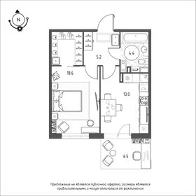 33,8 м², 1-комнатная квартира 4 890 000 ₽ - изображение 96