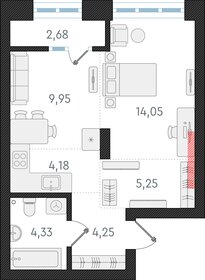 67 м², 2-комнатная квартира 7 300 000 ₽ - изображение 91