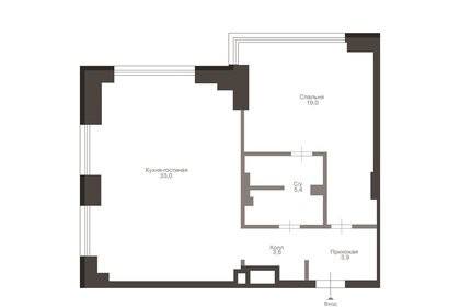 Квартира 64,4 м², 2-комнатные - изображение 2