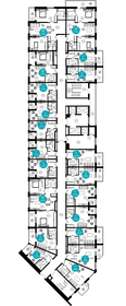 Квартира 60,7 м², 3-комнатные - изображение 2