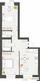 Квартира 60,3 м², 2-комнатная - изображение 1
