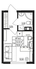 23,5 м², квартира-студия 2 600 000 ₽ - изображение 30