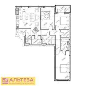 Квартира 114 м², 3-комнатная - изображение 1