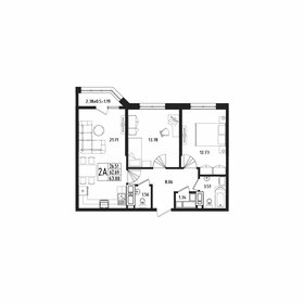 54,7 м², 2-комнатная квартира 6 340 500 ₽ - изображение 32