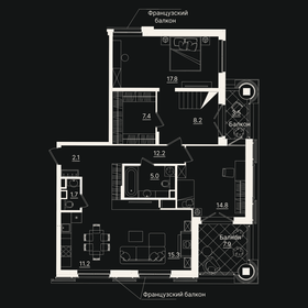 167,8 м², 5-комнатная квартира 68 319 320 ₽ - изображение 8