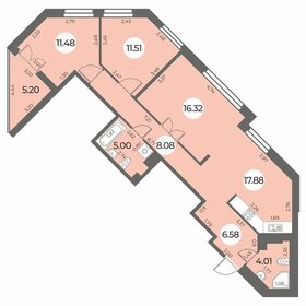 Квартира 83,5 м², 3-комнатная - изображение 1