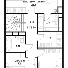 Квартира 163,4 м², 3-комнатная - изображение 3