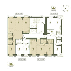 Квартира 94,5 м², 3-комнатная - изображение 2