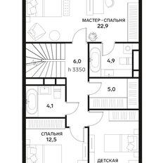 Квартира 169,5 м², 3-комнатная - изображение 3